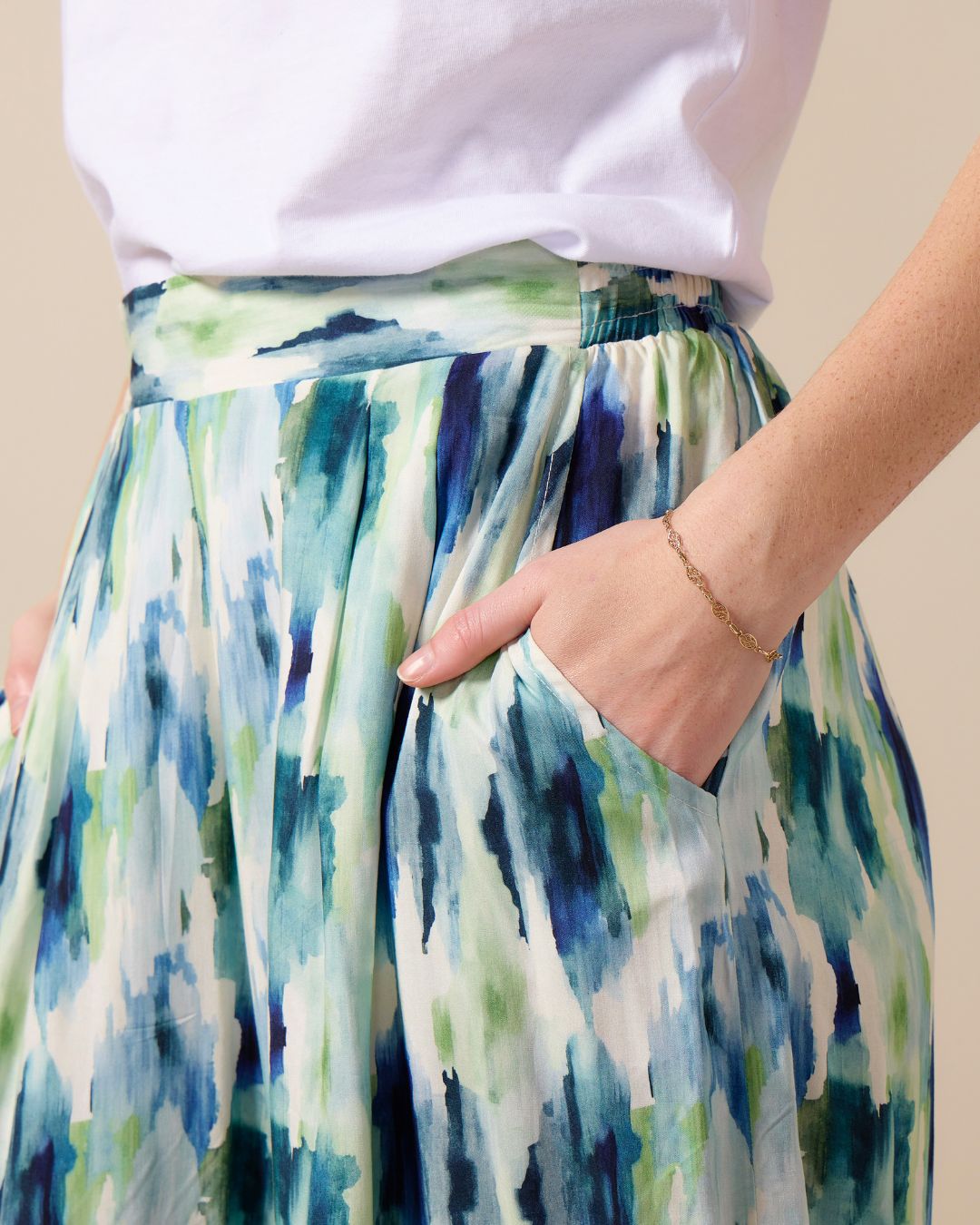 Harper - Hazelwood: Culotte pants with pockets